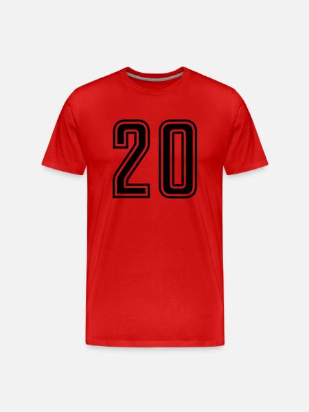 20 - Men's Premium Organic T-Shirt - red