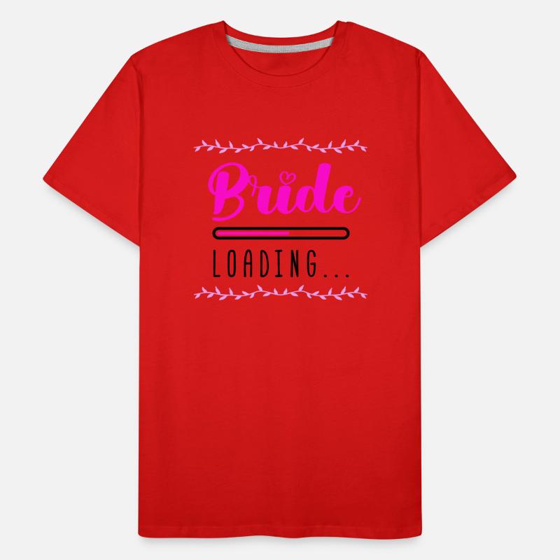 bride loading Männer Premium Bio T-Shirt