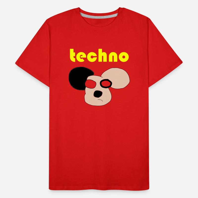 techno bär Männer Premium Bio T-Shirt