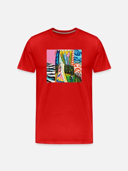 1000038773 - Men's Premium Organic T-Shirt - red