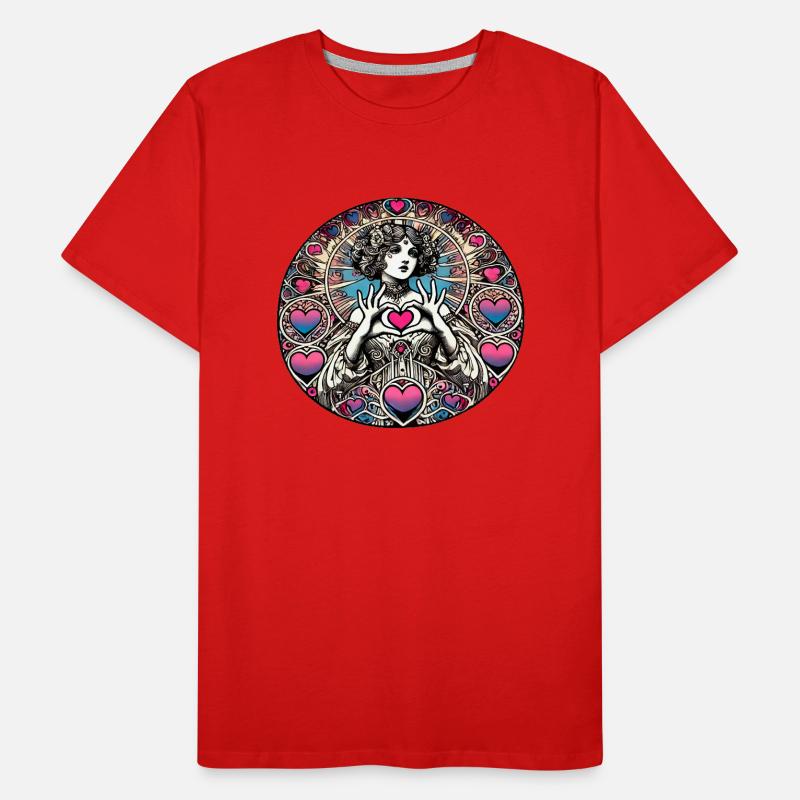 Déesse de la Saint-Valentin T-shirt bio Premium Homme