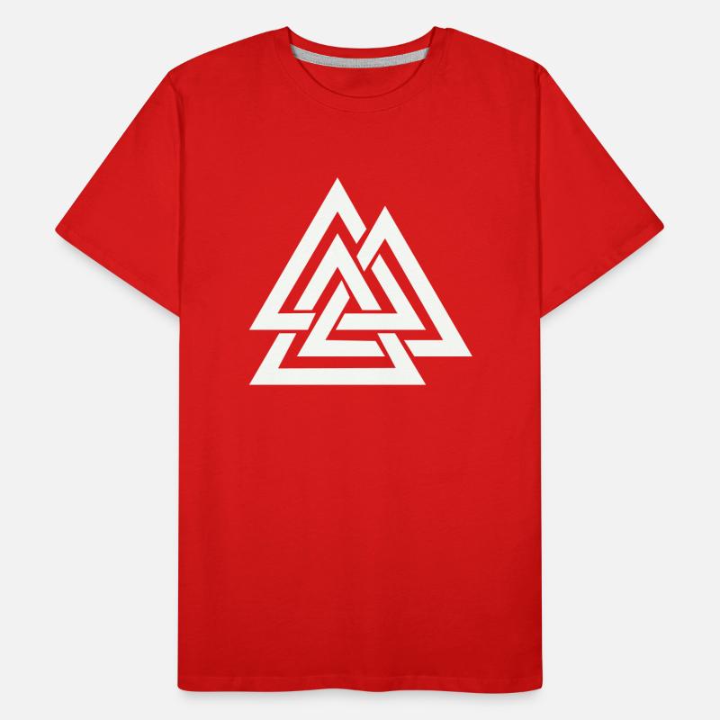 wotan viking symbol Männer Premium Bio T-Shirt