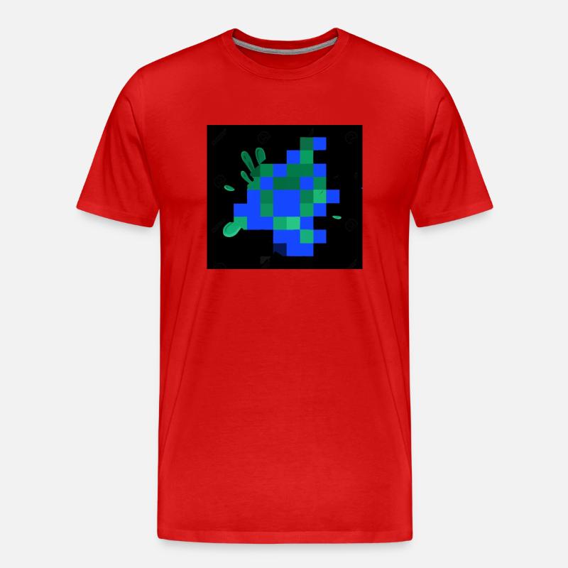 Art off design - Männer Premium Bio T-Shirt - Rot