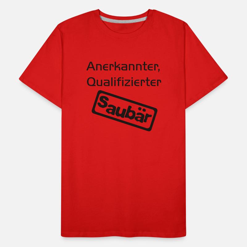 Saubär Männer Premium Bio T-Shirt