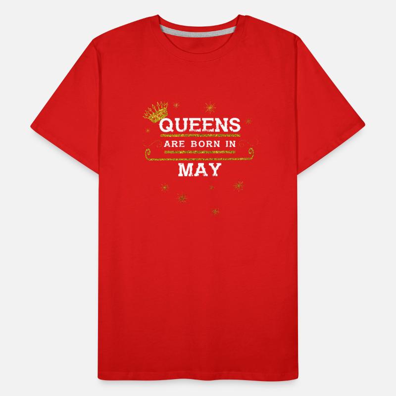 queensborn MAY Men's Premium Organic T-Shirt