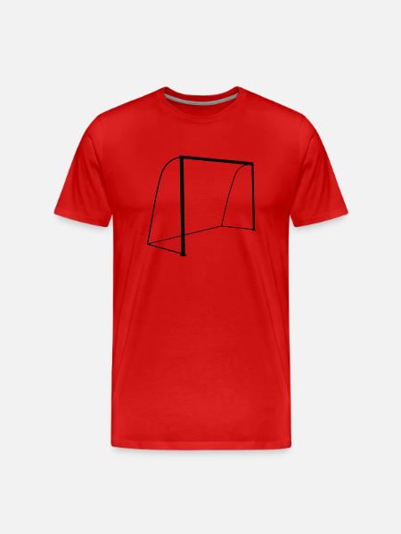 Ziel - Männer Premium Bio T-Shirt - Rot