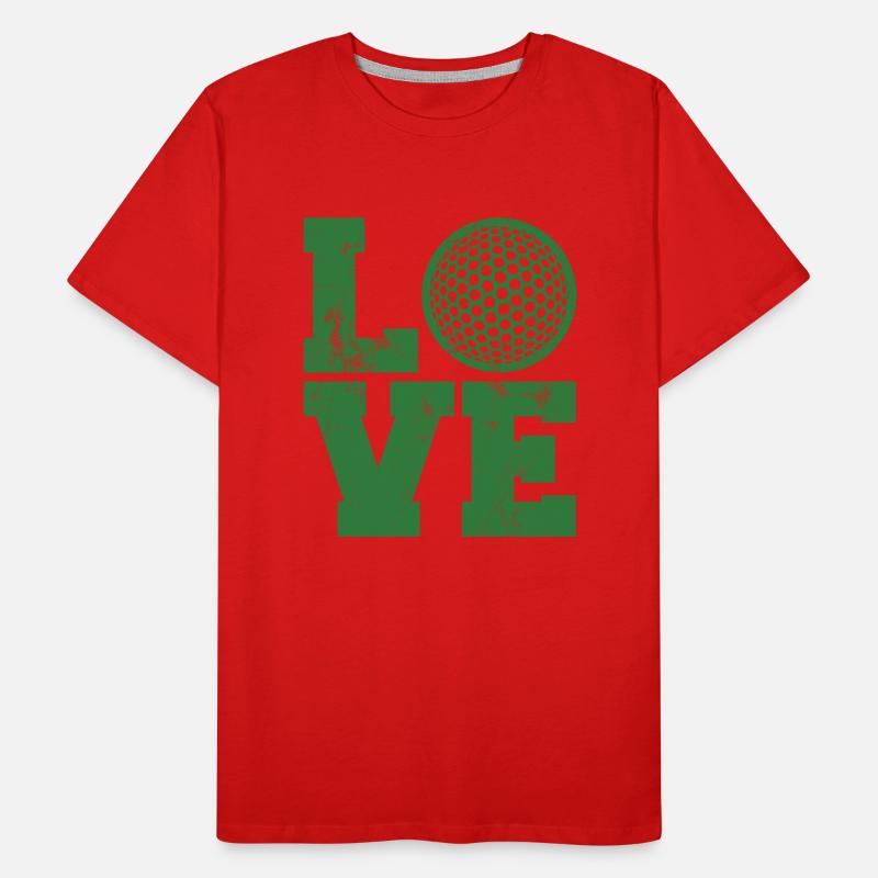 Golf Caddy Golf Course Putter Yardage Gift Tee Men's Premium Organic T-Shirt