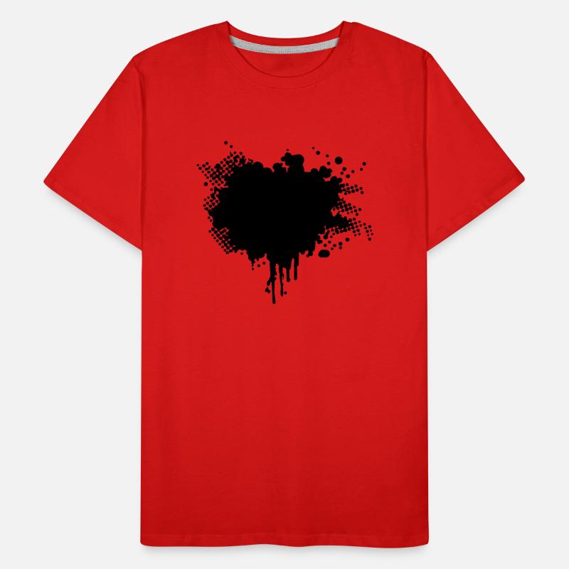 splatter T-shirt bio Premium Homme