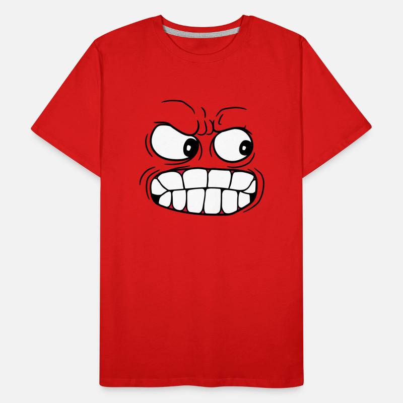 head face evil evil Men's Premium Organic T-Shirt