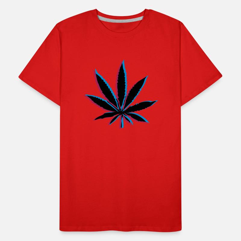 Herbe à effet 3D T-shirt bio Premium Homme