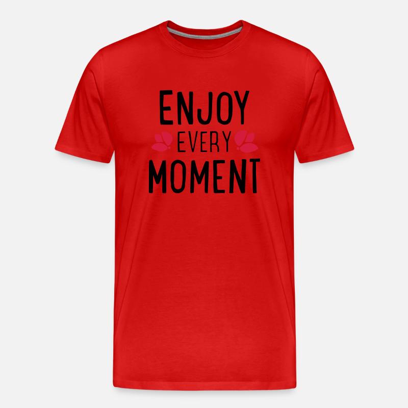 Lustige Sprüche - Männer Premium Bio T-Shirt - Rot