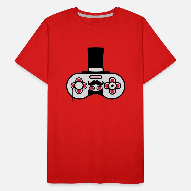 Gentlemen old controller retro Men's Premium Organic T-Shirt