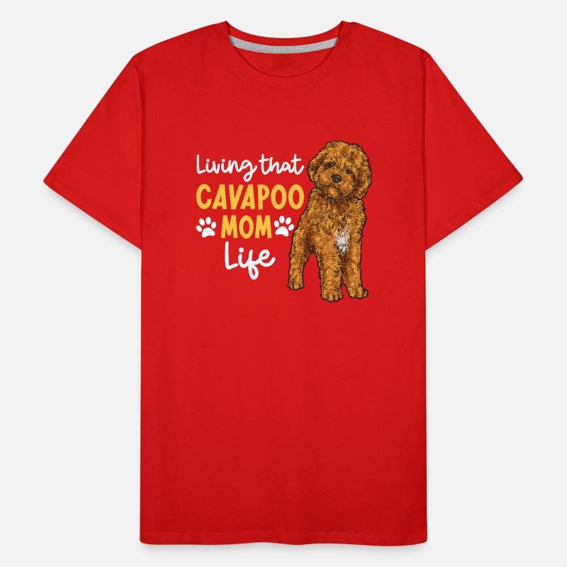 Cavapoo Cavoodle Capoodle Hund Männer Premium Bio T-Shirt