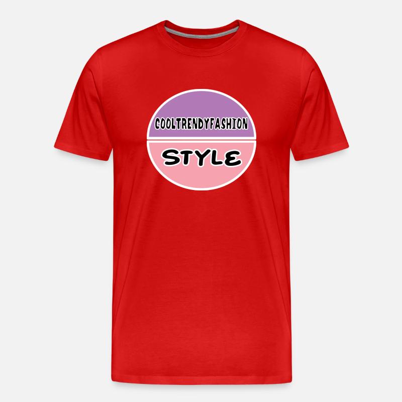 Style - Männer Premium Bio T-Shirt - Rot