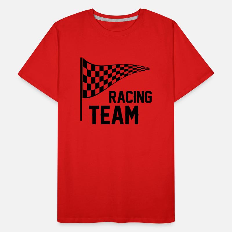 Équipe de course T-shirt bio Premium Homme