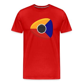 Gitarre Gitarrist plecktrum Geschenk Gitarrist - Männer Premium Bio T-Shirt - Rot - Vorne - Damien (186cm)