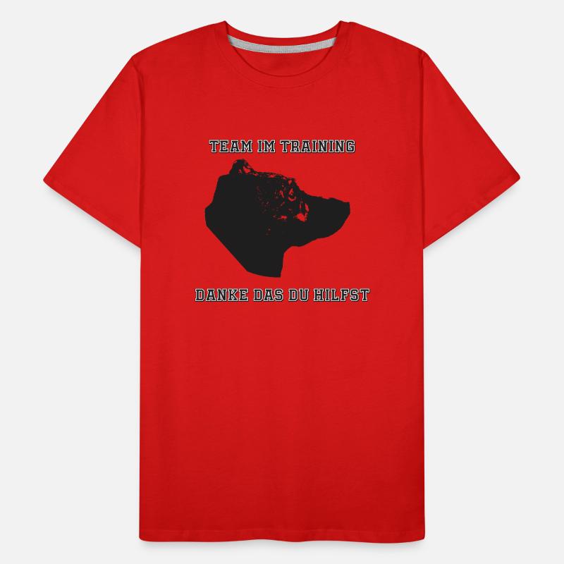 Équipe en formation T-shirt bio Premium Homme