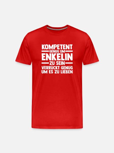 Enkelin - Männer Premium Bio T-Shirt - Rot