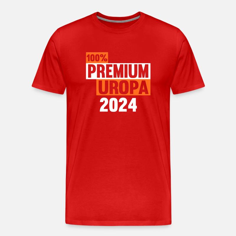 Werdender Uropa 2031 - Männer Premium Bio T-Shirt - Rot