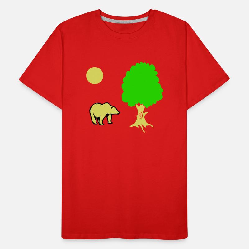 Arbre à ours T-shirt bio Premium Homme