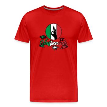Italien Italiener Vaffanculo - Männer Premium Bio T-Shirt - Rot - Vorne - Damien (186cm)