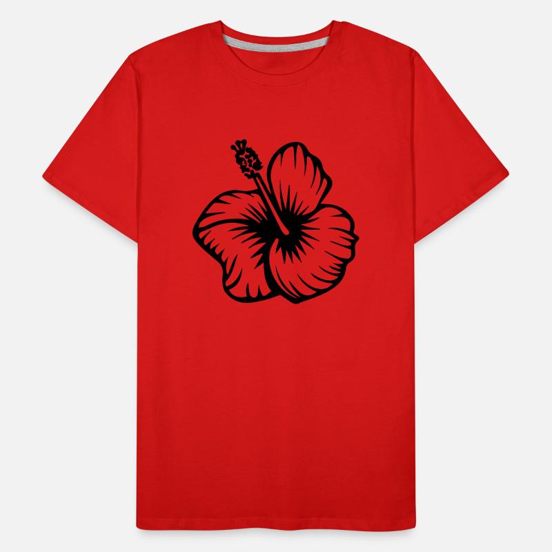 Hibiscus Men's Premium Organic T-Shirt