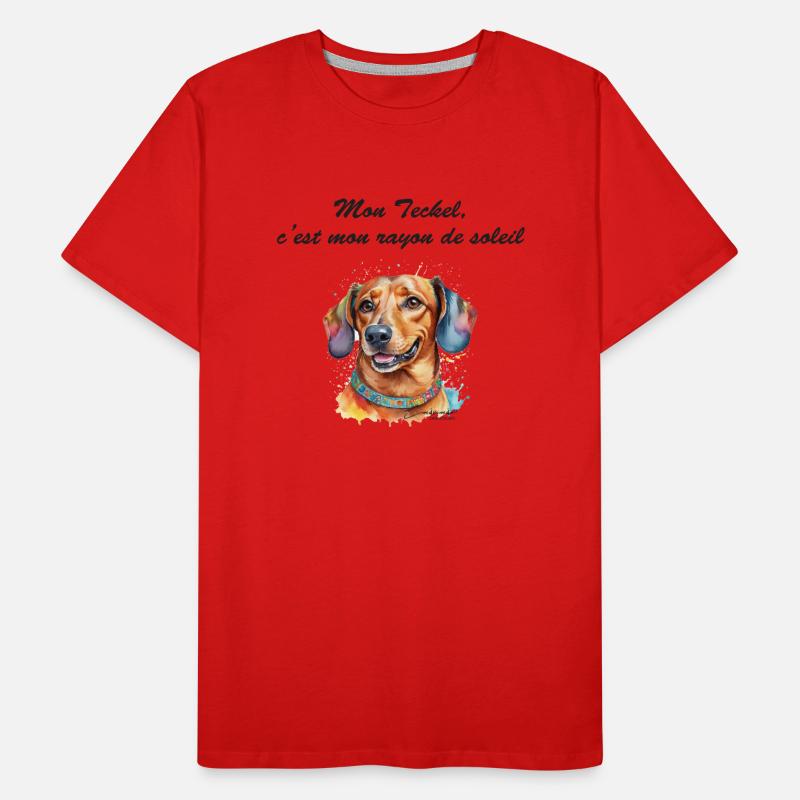Teckel rayon de soleil T-shirt bio Premium Homme