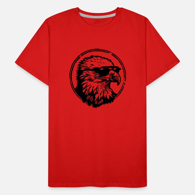 Eagle Eagle Head Men's Premium Organic T-Shirt