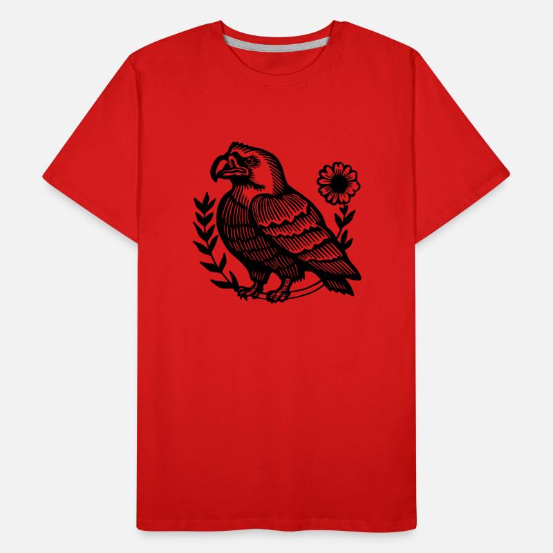 Eagle Eagle Head Men's Premium Organic T-Shirt