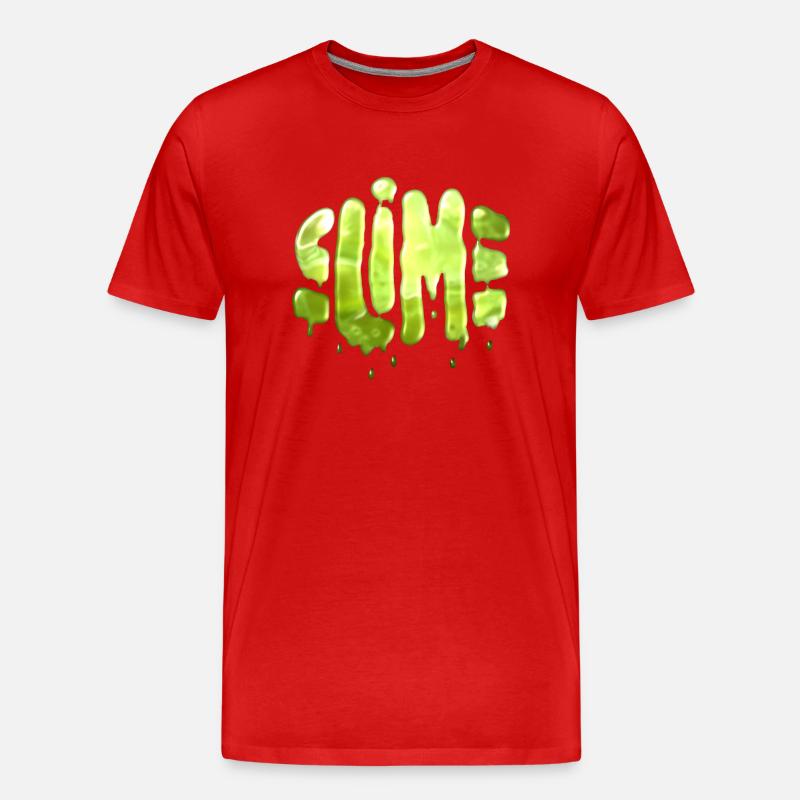 Schleim - Männer Premium Bio T-Shirt - Rot