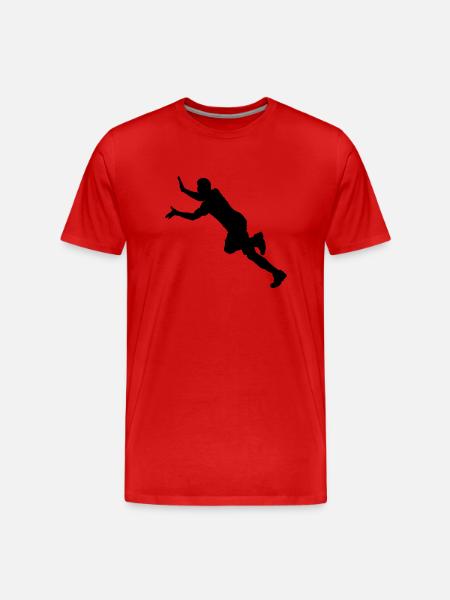 Jump - Men's Premium Organic T-Shirt - red