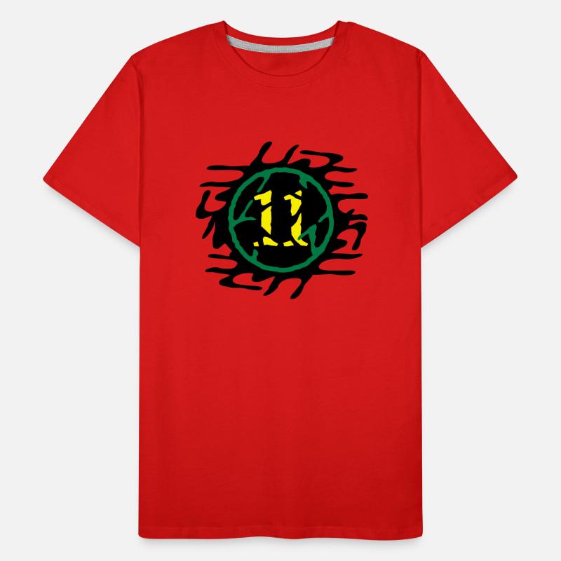 11_klecks_broken_vec_3de Männer Premium Bio T-Shirt