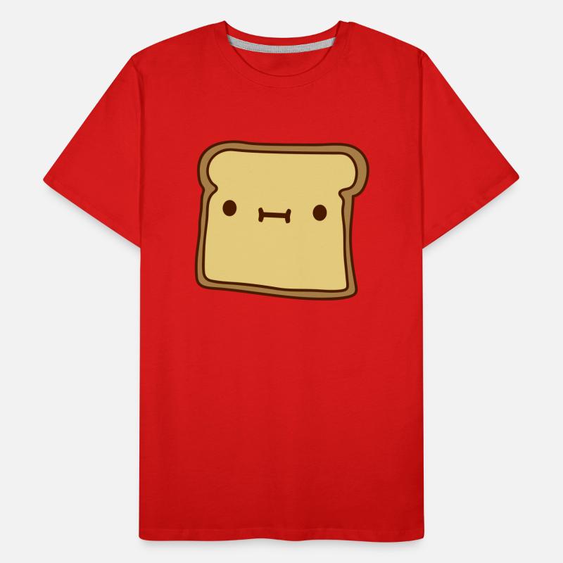 toast bread slice Men's Premium Organic T-Shirt