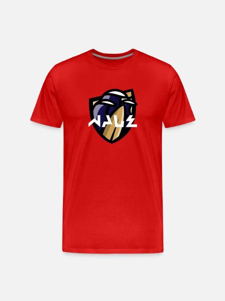 Coast Wave - Männer Premium Bio T-Shirt - Rot