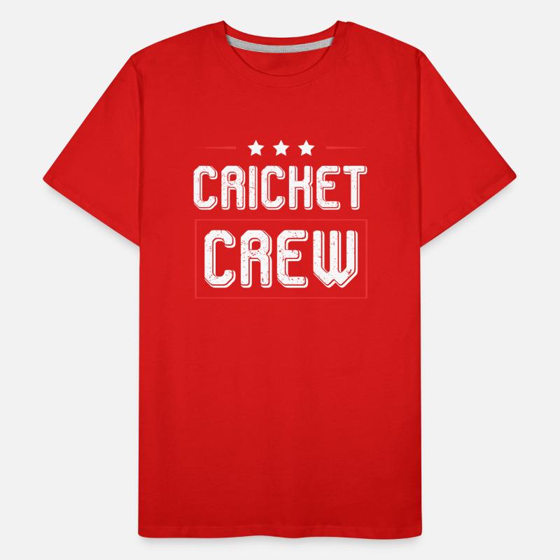 Équipe de cricket T-shirt bio Premium Homme