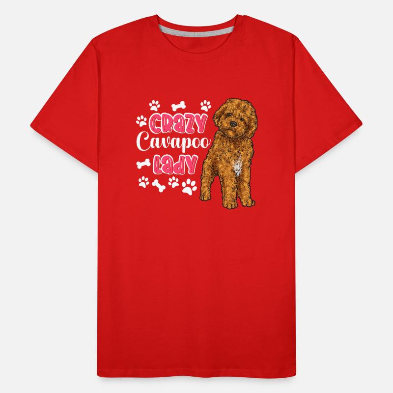 Cavapoo Cavoodle Capoodle Chien T-shirt bio Premium Homme