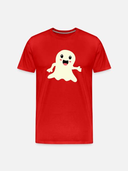 Ghost 1 - Men's Premium Organic T-Shirt - red
