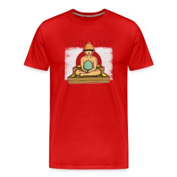 Badehaus Sento Japan Spa Wellness Dampf - Männer Premium Bio T-Shirt - Rot - Vorne - Damien (186cm)