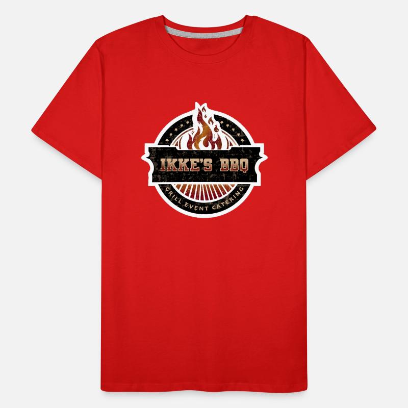 IKKE´S BBQ Männer Premium Bio T-Shirt