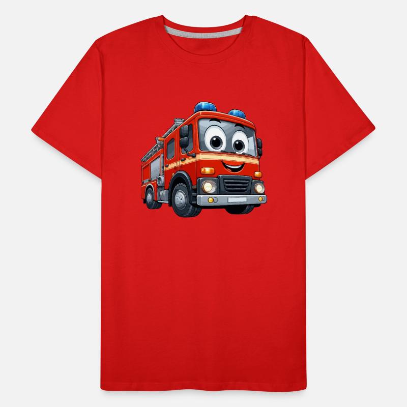 Fire engine junior Men's Premium Organic T-Shirt