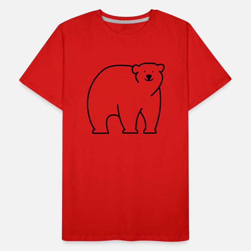 Polar bear Men's Premium Organic T-Shirt