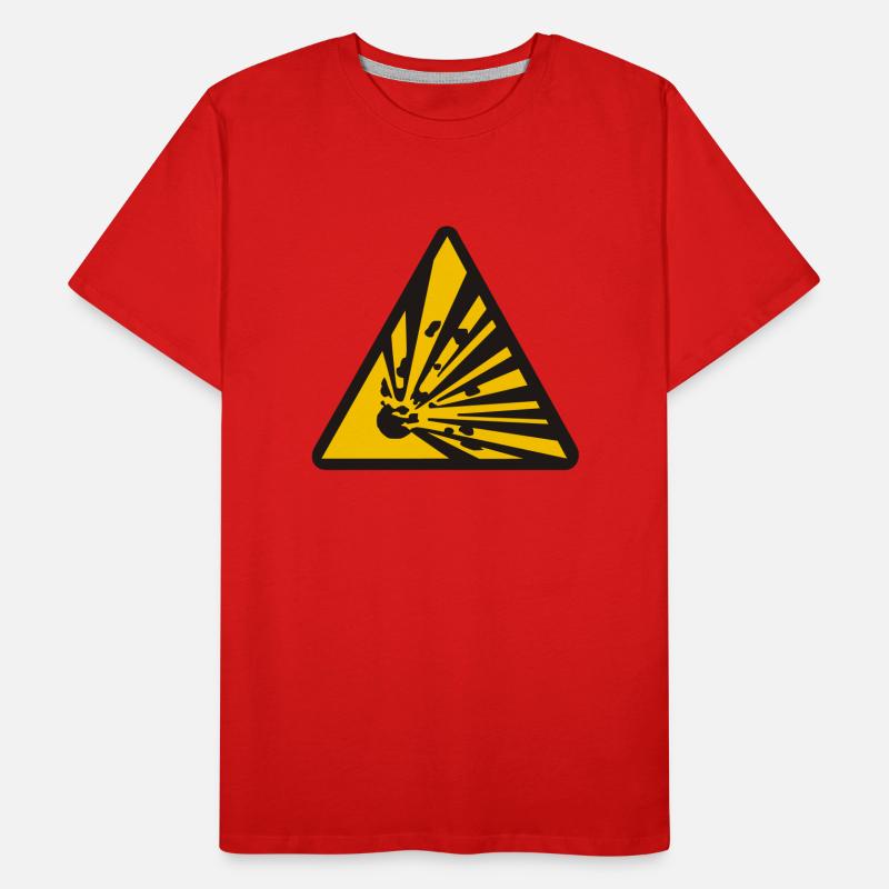 explosion Männer Premium Bio T-Shirt