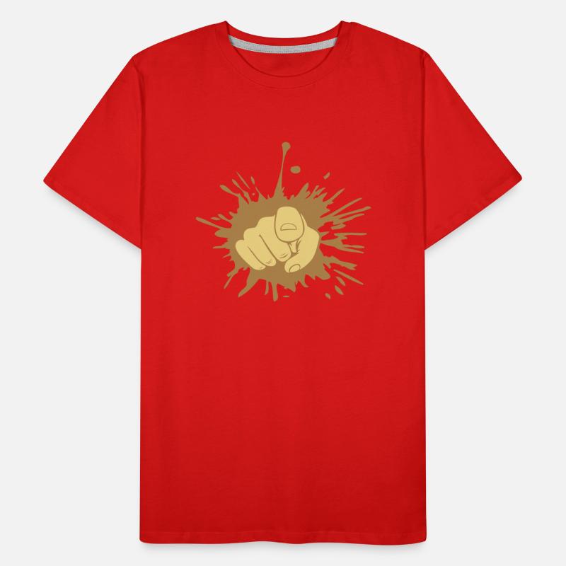 Dab drop hand Men's Premium Organic T-Shirt