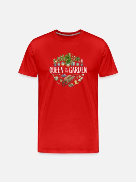 Queen of the garden - Men's Premium Organic T-Shirt - red
