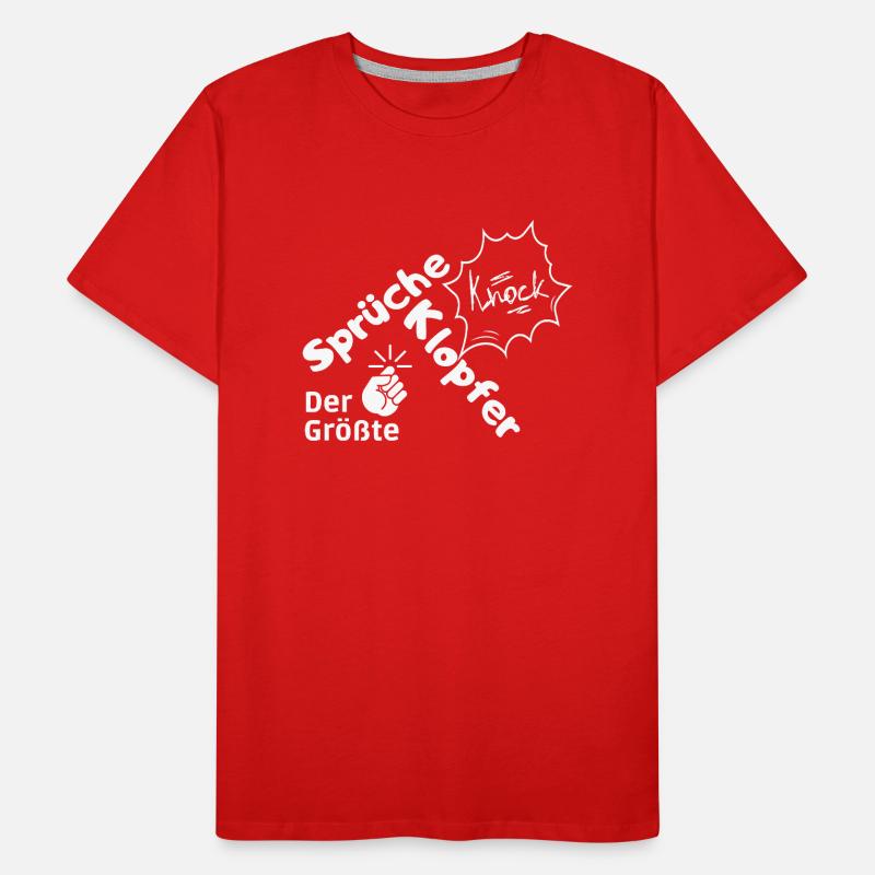 Sprüche Männer Premium Bio T-Shirt