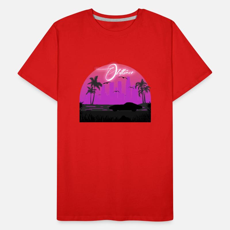 Plage Oldtimer T-shirt bio Premium Homme