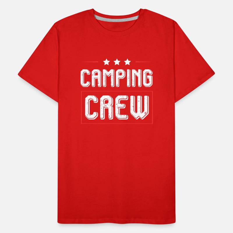 Équipe de camping T-shirt bio Premium Homme