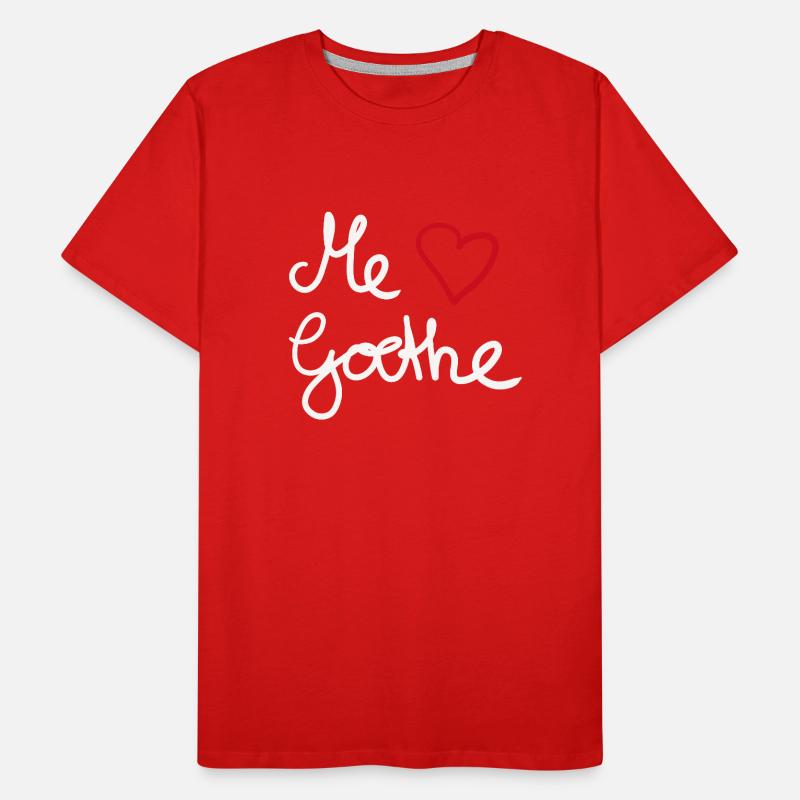 I love Goethe Men's Premium Organic T-Shirt