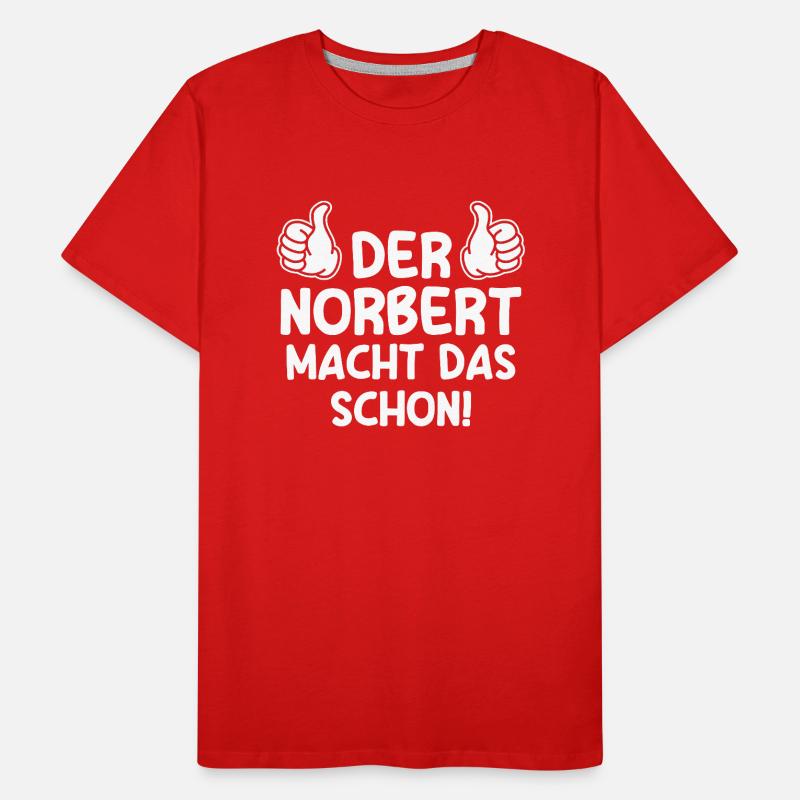 Norbert Männer Premium Bio T-Shirt
