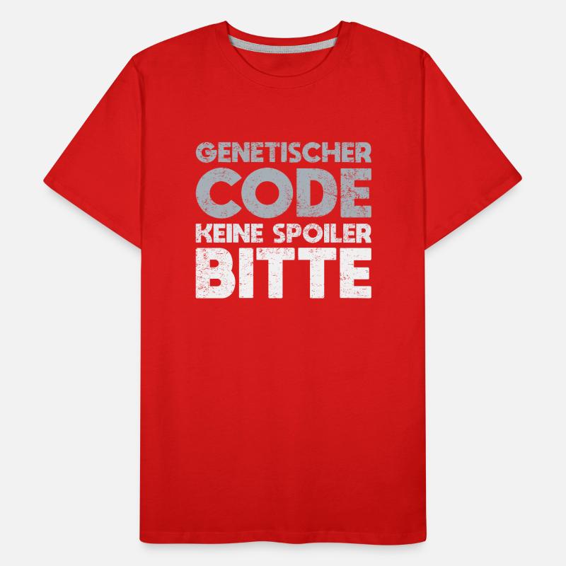 Genetischer Code, Keine Spoiler Bitte Männer Premium Bio T-Shirt